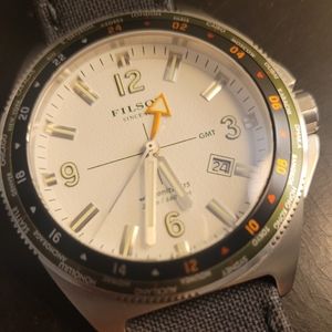 Filson x Shinola Journeyman watch